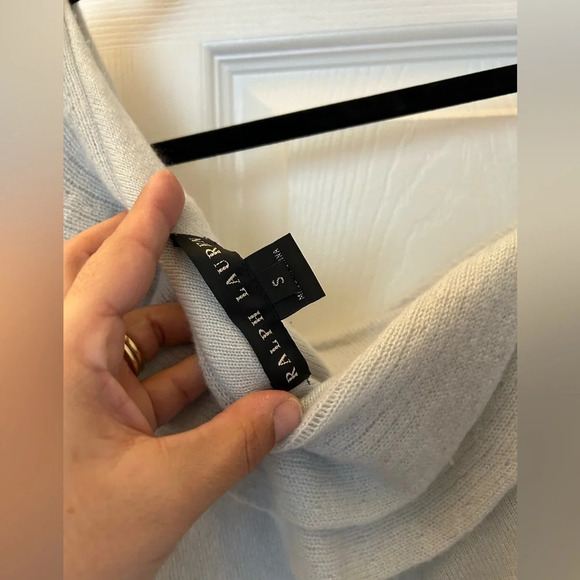 ! Ralph Lauren black label one shoulder cashmere top - Picture 3 of 4